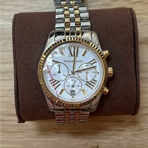 Michael kits Lexington two tone watch